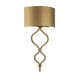 Como 1 Light Warm Brass Sconce