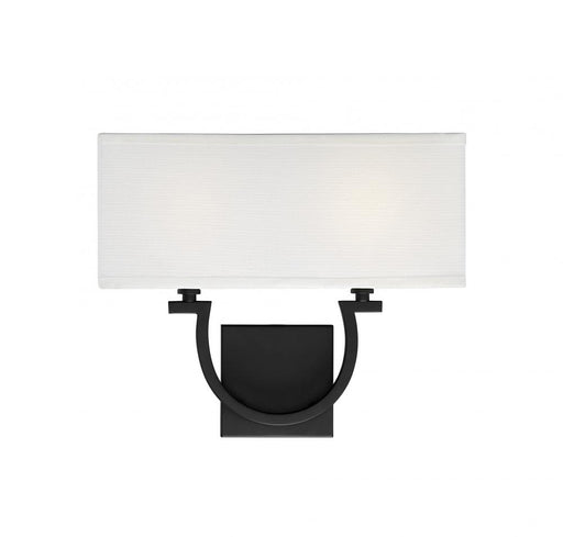 Rhodes 2 Light Matte Black Sconce