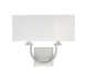 Rhodes 2 Light Satin Nickel Sconce