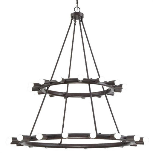 Dakota 33 Light Bronze Chandelier