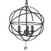 Solaris 3 Light English Bronze Mini Chandelier