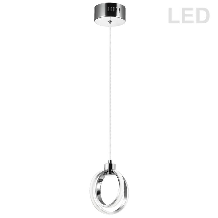 14W Pendant Polished Chrome Finish