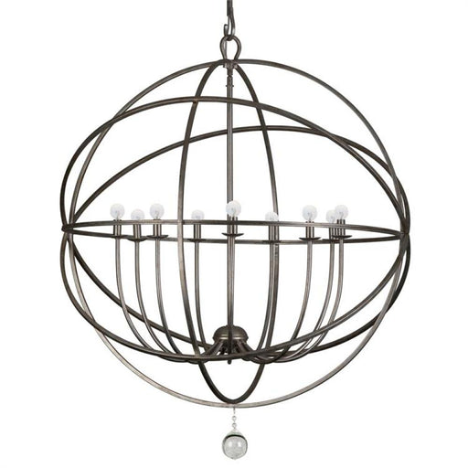 Solaris 9 Light Bronze Sphere Chandelier