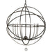 Solaris 9 Light Bronze Sphere Chandelier