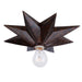 Astro 1 Light English Bronze Flush Mount