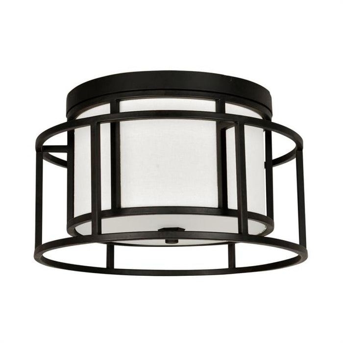 Brian Patrick Flynn for Crystorama Hulton 2 Light Matte Black Hulton Ceiling Mount