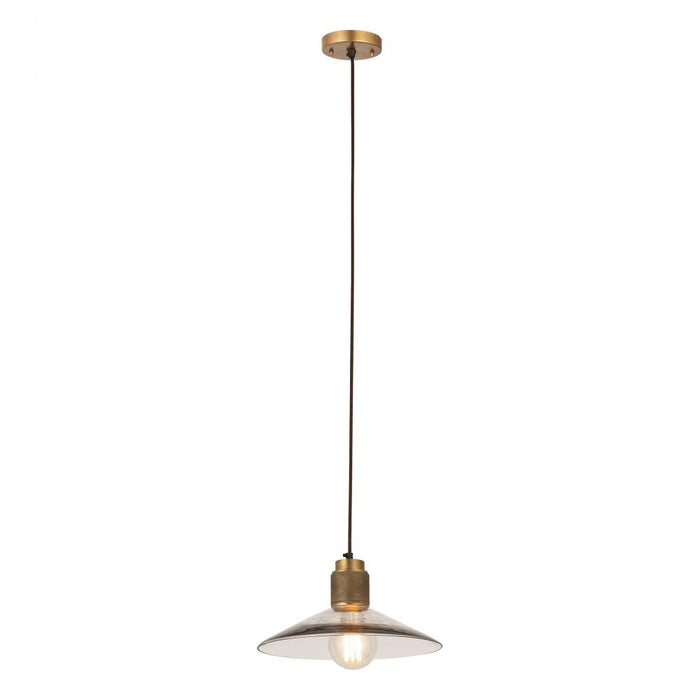 English Pub 1-Light mini pendant in  Antique Brass