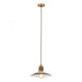 English Pub 1-Light mini pendant in  Antique Brass