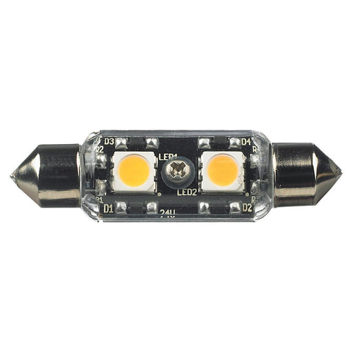 24V Frosted T3 Festoon LED 2700K