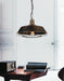 1 Light Down Mini Pendant with Antique Copper finish