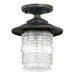 1 Light Outdoor Flush Mount