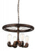 4 Light Up Chandelier with Blackened Copper finish