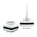 Tuxedo Crystal Pedestal Candleholders (Set of 2) - Square