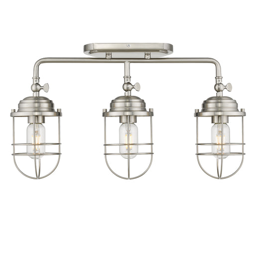 Seaport 3 Light Linear Semi-Flush - Track