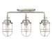 Seaport 3 Light Linear Semi-Flush - Track