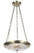 Celina 3 Light Antique Brass Mini Chandelier