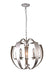 5 Light Chandelier with Pewter finish