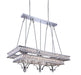 20 Light Island Chandelier with Chrome finish