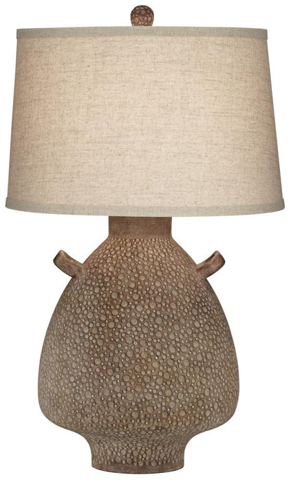 TL-30"ht brown terracotta lamp