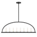 Abbottt 8 Light Black Linear Chandelier