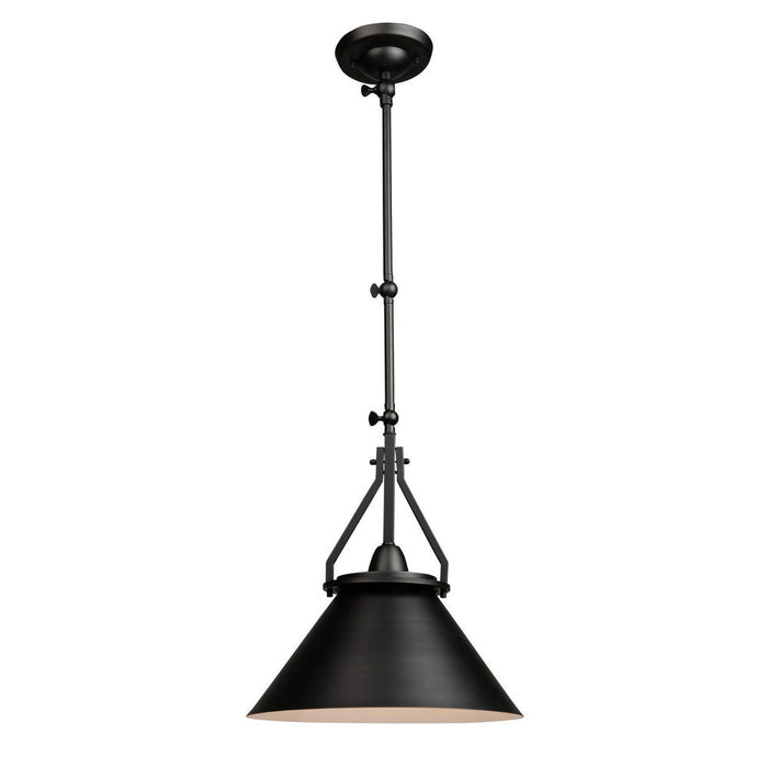 Brydon 1 Light Sconce/Pendant Black