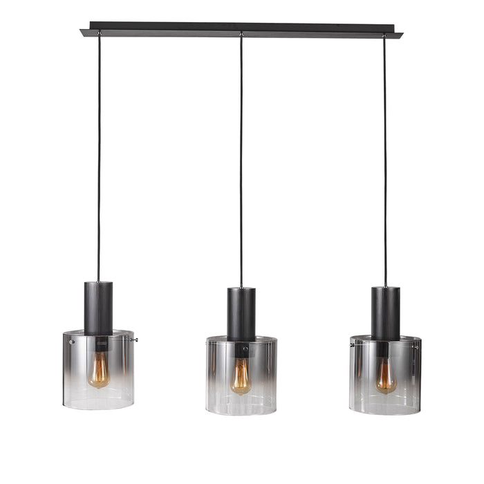 Henley 3 Light Island Light (Satin Black)