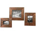 Uttermost Ambrosia Copper Photo Frames S/3