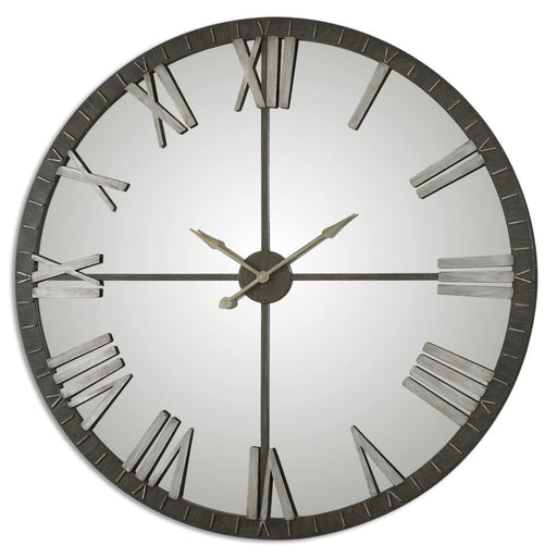 Uttermost Amelie Large Bronze Wall Clock