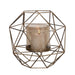 Uttermost Myah Geometric Gold Candleholder