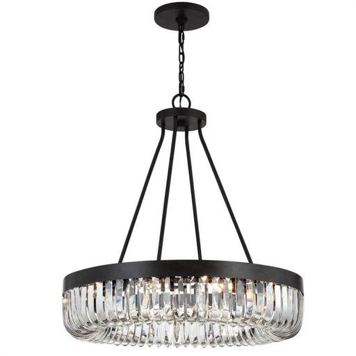 Alister 10 Light Charcoal Bronze Chandelier