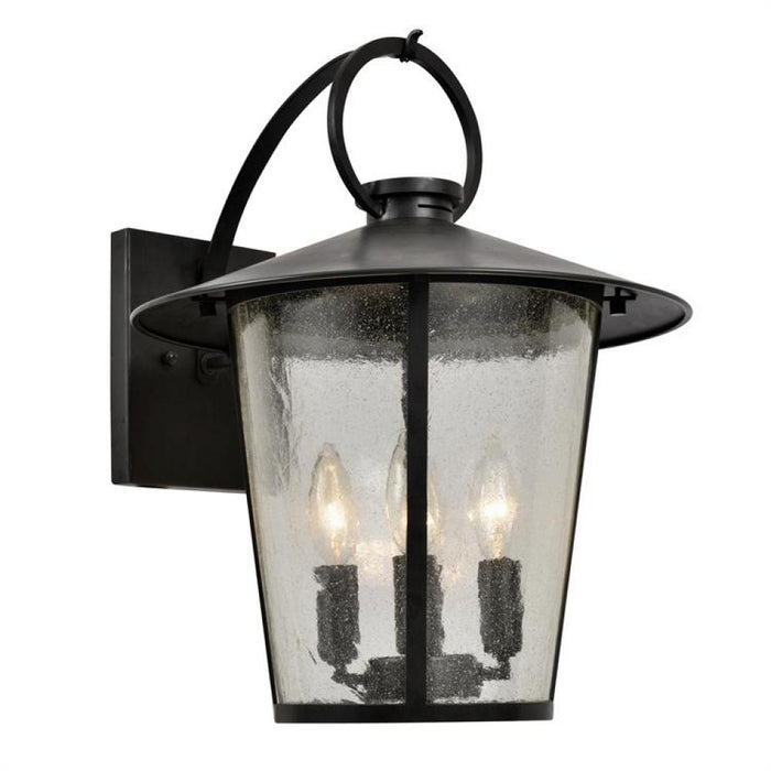 Andover Outdoor 4 Light Matte Black Wall Mount