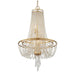 Arcadia 4 Light Antique Gold Chandelier