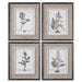 Uttermost Casual Grey Study Framed Art Set/4