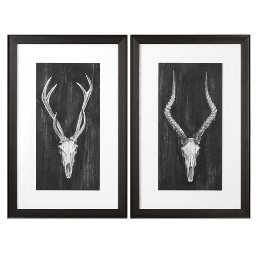 Uttermost Rustic European Mounts Prints S/2