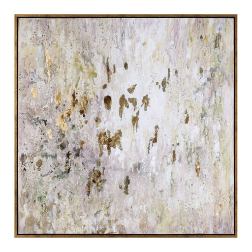 Uttermost Golden Raindrops Modern Abstract Art