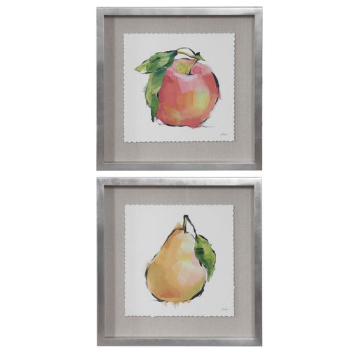 Uttermost Designer Fruits Framed Prints, Set/2