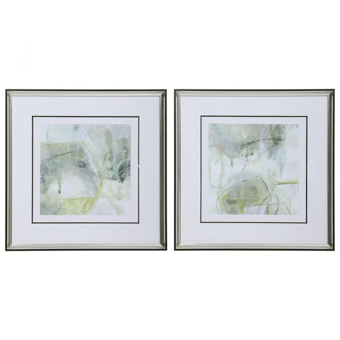 Uttermost Terra Forma Framed Modern Prints, S/2