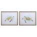 Uttermost Sea Turtle Study Watercolor Prints, S/2