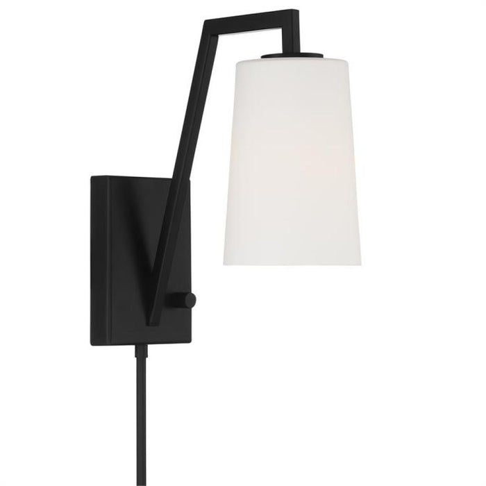 Avon 1 Light Matte Black Wall Mount