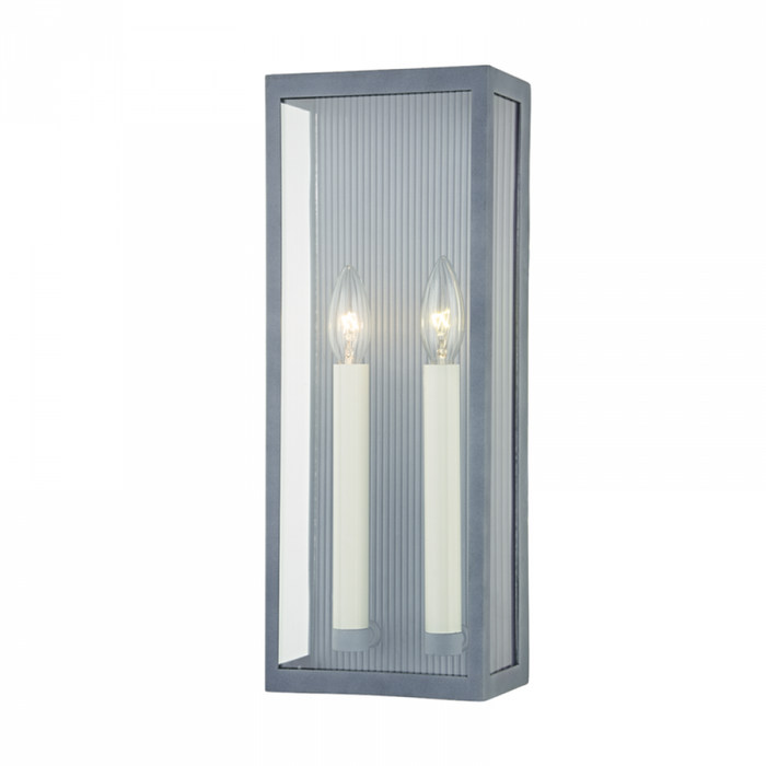 2 LIGHT EXTERIOR WALL SCONCE