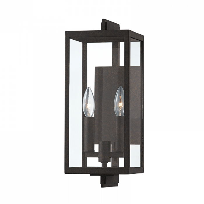 2 LIGHT EXTERIOR WALL SCONCE