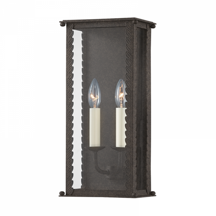 2 LIGHT MEDIUM EXTERIOR WALL SCONCE