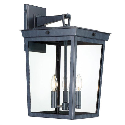 Belmont Outdoor 3 Light Graphite Wall Mount