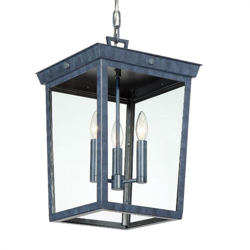 Belmont Outdoor 3 Light Graphite Pendant