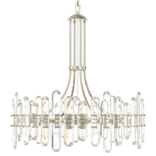 Bolton 12 Light Polished Nickel Chandelier