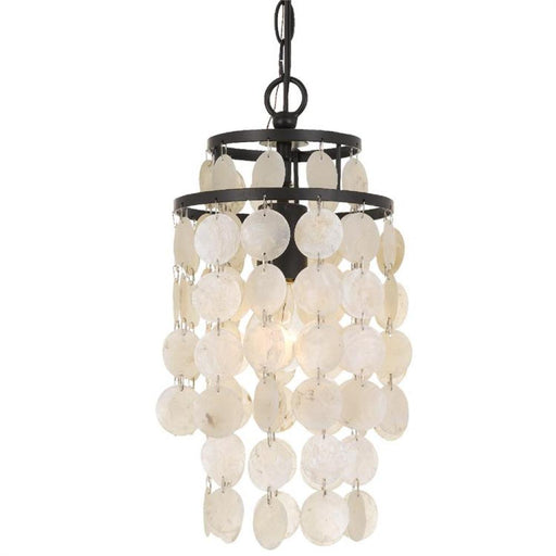 Brielle 1 Light Dark Bronze Mini Chandelier