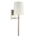 Bromley 1 Light Polished Nickel Wall Mount