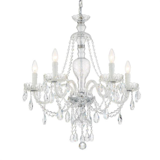 Candace 5 Light Polished Chrome Chandelier