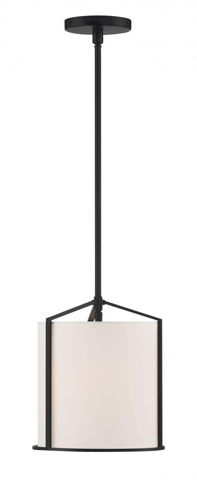 Carlyn 1 Light Black Pendant