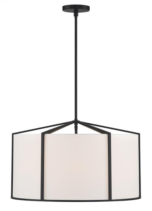 Carlyn 6 Light Black Pendant